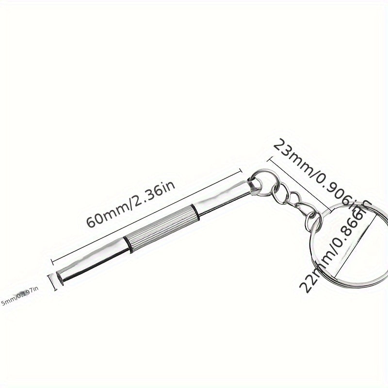 Mini Screwdriver Keychain Repair Tool for Eyeglass Goggles Lenses