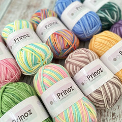 2pcs 5ply Gradient Rainbow Yarn For DIY Knitting Crochet Blanket D