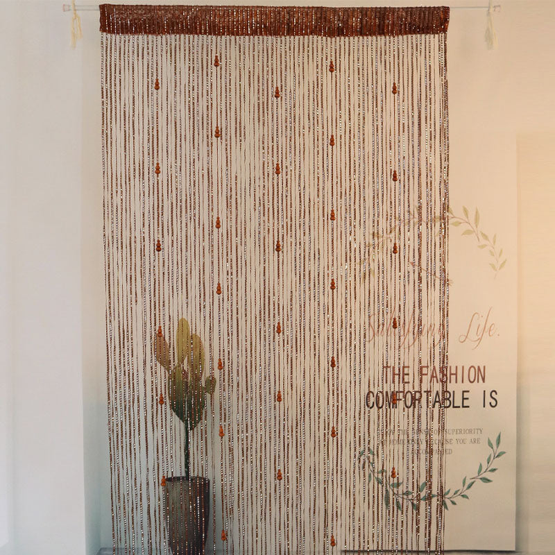 Gourd Decor Door String Curtain for Weddings Coffee Houses Restaurants