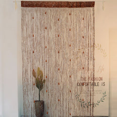 Gourd Decor Door String Curtain for Weddings Coffee Houses Restaurants