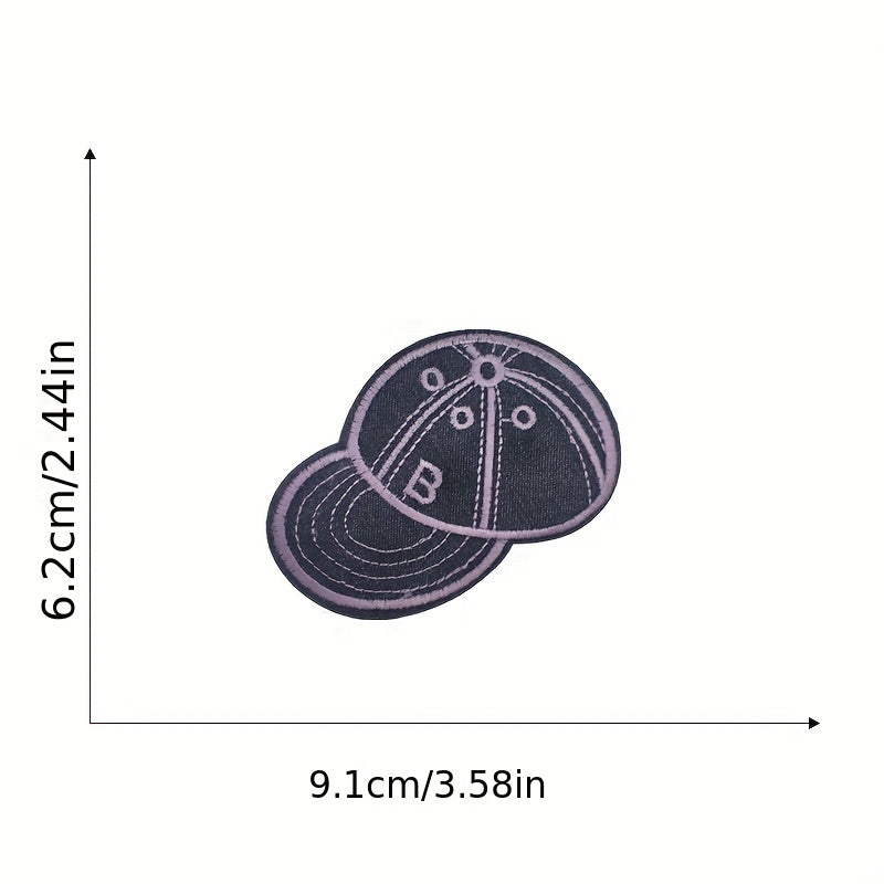 9pcs Jeans Embroidered Patches For Men Sew On Repair Patch DIY Crafts