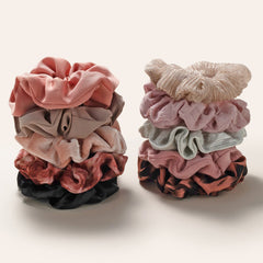 10pcs Hair Scrunchie Sets Hair Twister Scrunchies For All Hair Types