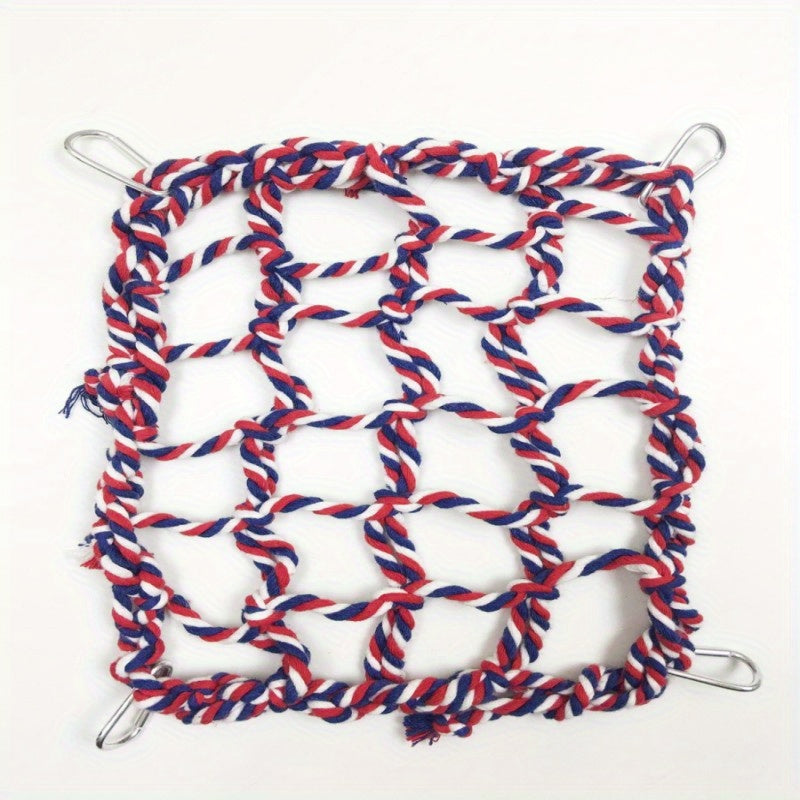 Interactive Rope Net Toy for Small Animals - Birds, Hamsters, Rats