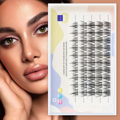 Natural Soft False Eyelashes Spiked Curling Extensions C Curling