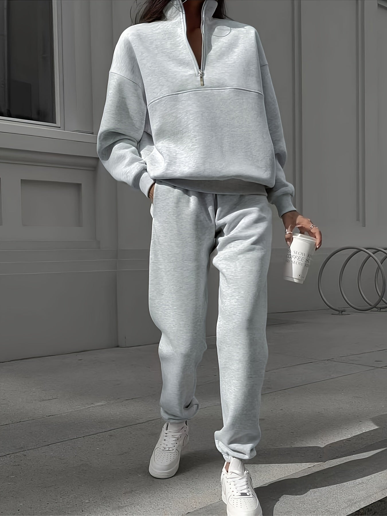  Half Zip Pullover & Joggers Set