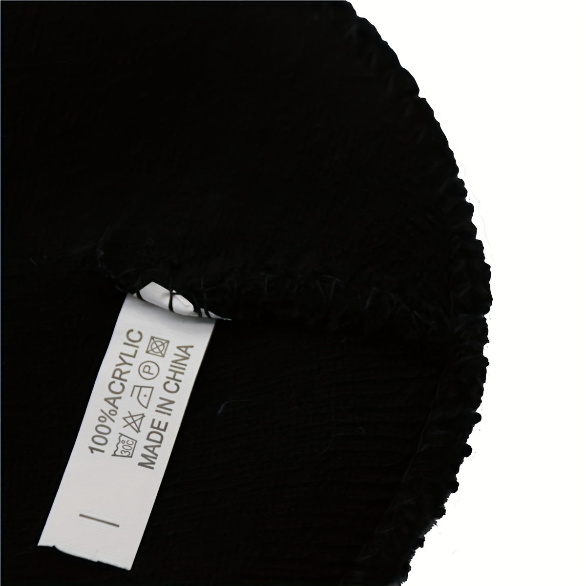 Fashionable Sport Windproof Knit Beanie Hat With 3d Solid Alphabet Embroidered