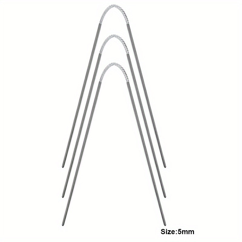 3pcs Stainless Steel Knitting Needle DIY Hand knitting Tools Sweater Small Croch