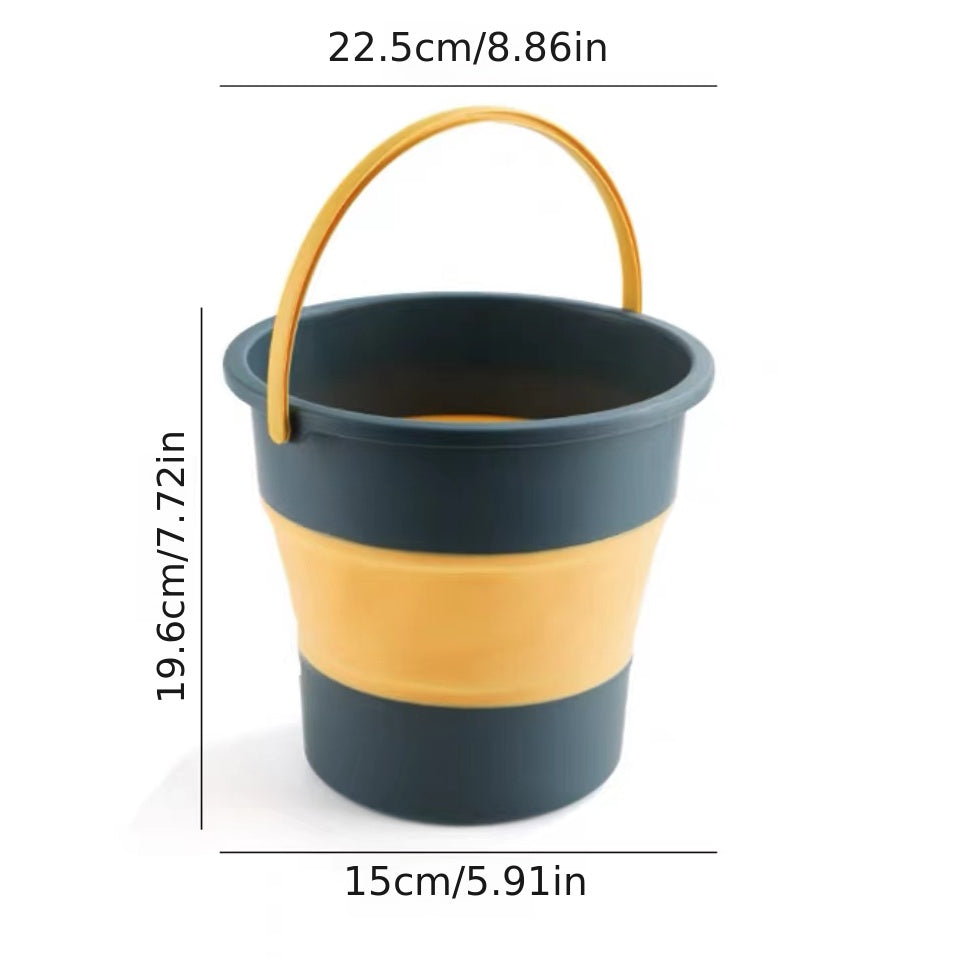 Multifunctional Folding Bucket for Camping Car Washing Home Cleaning