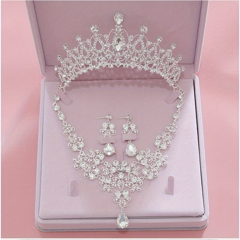 Crystal Rhinestone Bridal Jewelry Set