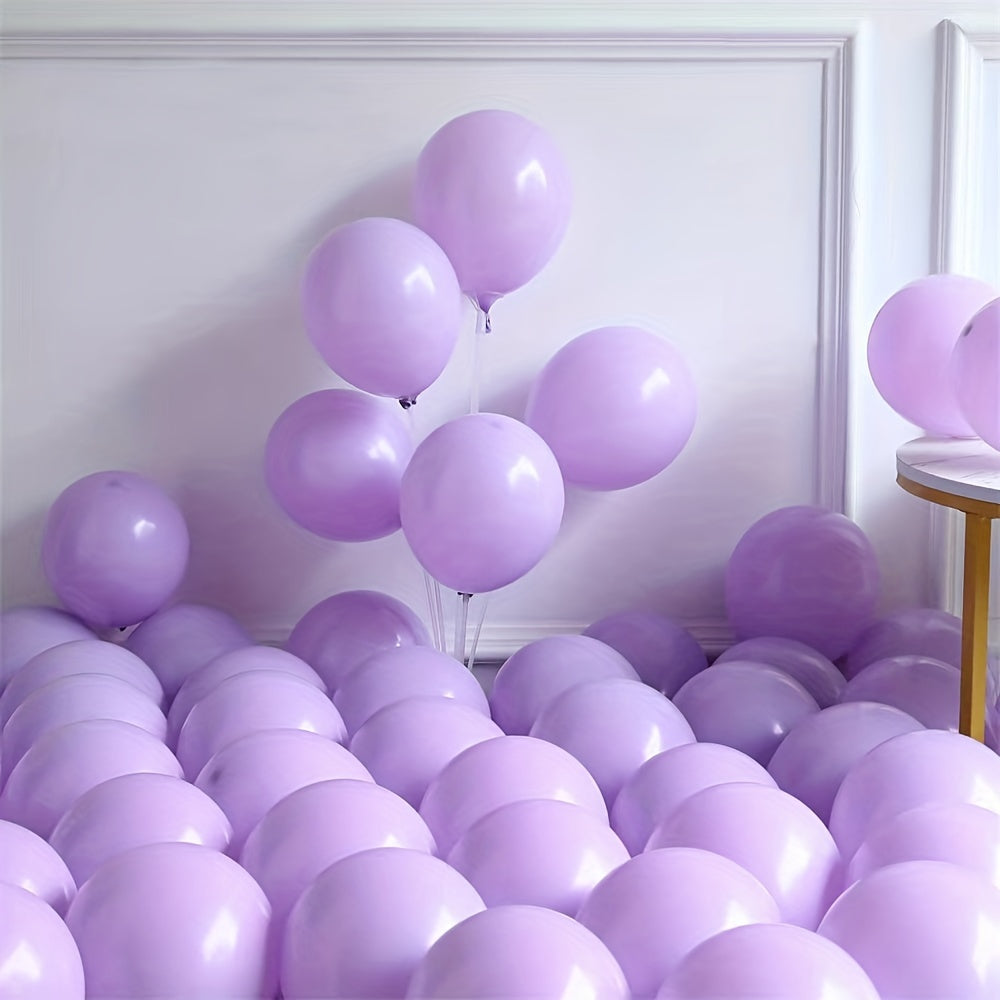 148pcs Purple Butterfly Balloon Set for Party Scene Layout