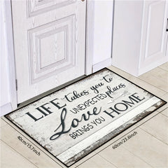 Printed Rug: Washable and Stylish