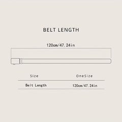 Men's Classic Automatic Buckle Belt Business PU Leather Belt