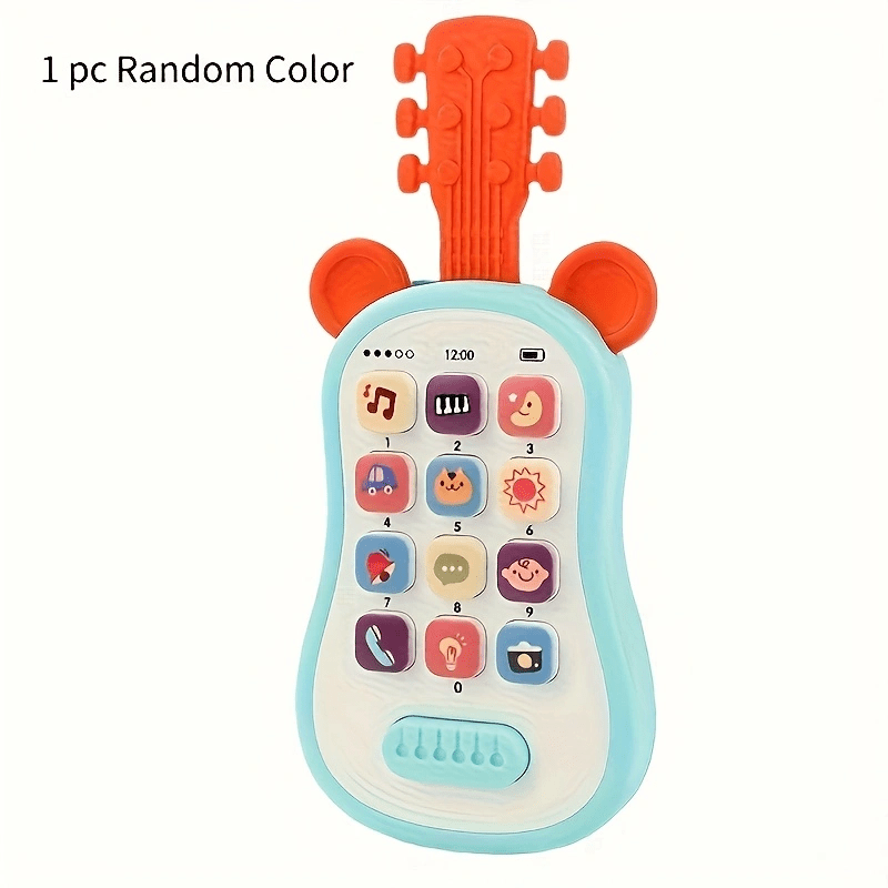 Baby Guitar Phone Toy with Lights & Sound Effects