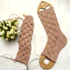 DIY Braided Socks Wooden Model Crochet Hook Set