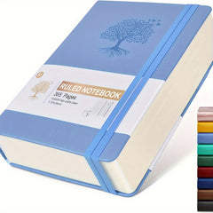 365-Page Journal Notebook Leather Hardcover for Daily Work and Writing