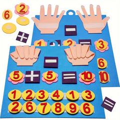 Felt Finger Number Learning Toy for Arithmetic Development