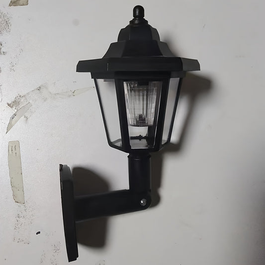 Retro Solar Hexagonal Lamp Ground Insert Lawn Light