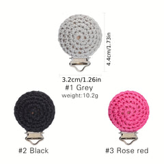 Small Crochet Pacifier Clip - Pacifier Accessory
