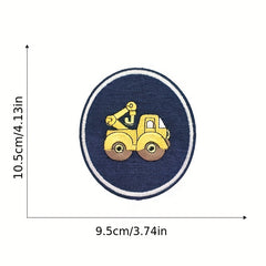 9pcs Jeans Embroidered Patches For Men Sew On Repair Patch DIY Crafts
