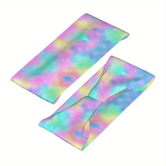 Rainbow Breathable Headband Men Women Sport Fitness Casual