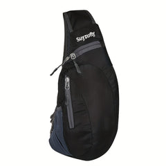 Sling Bag Crossbody Backpack Chest Daypack Small Foldable Rope Triangle Bags