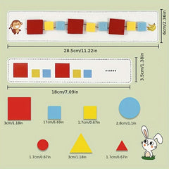 Interactive Geometry Puzzles Educational Toy for Early Learning