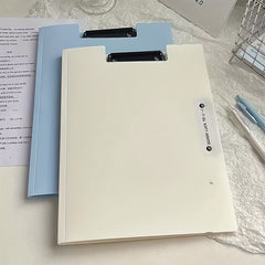 A4 Size Clipboard Folder Double Clip Waterproof Portable File Storage