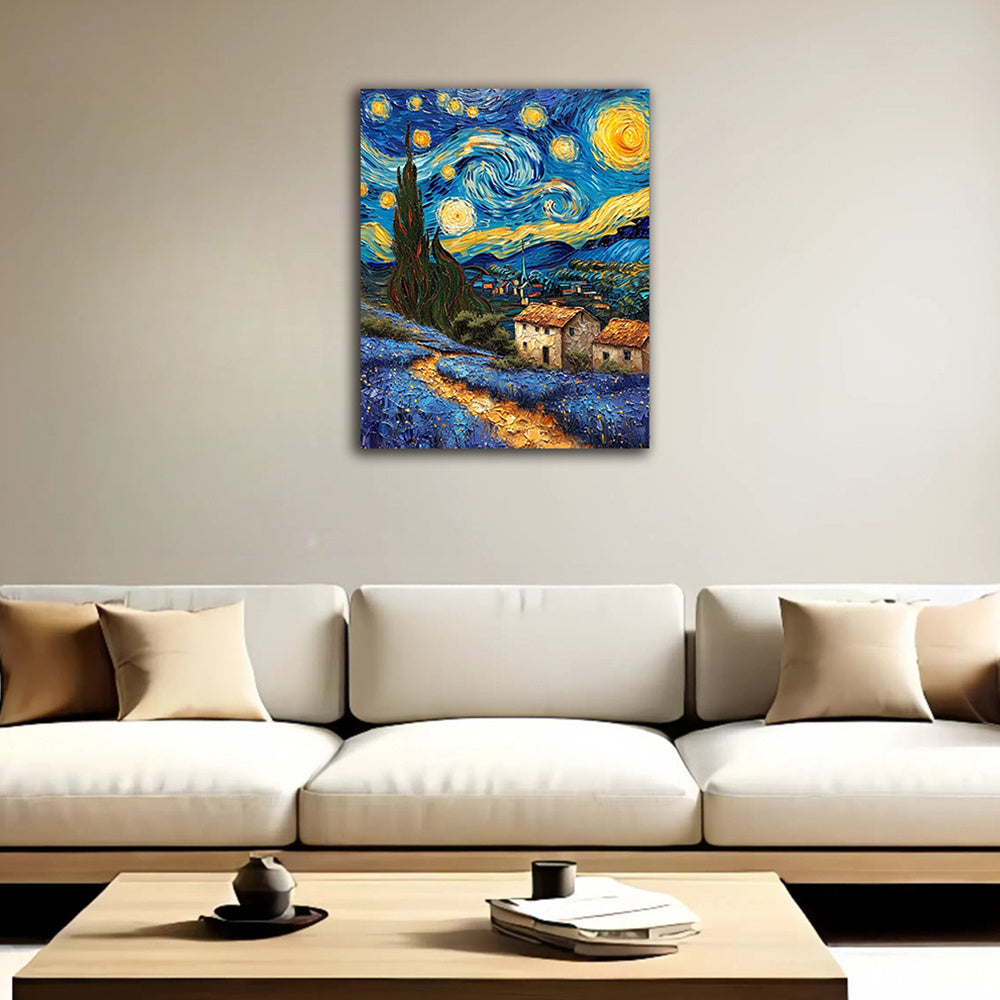 Night View Landscape DIY Digital Painting Kit