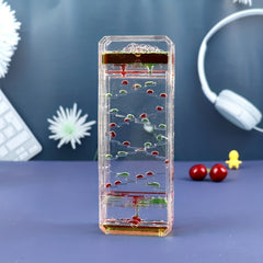 Liquid Hourglass Timer Stress Relief Toy - Birthday Gift