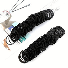 100pcs High Elasticity Leather Rubber Band