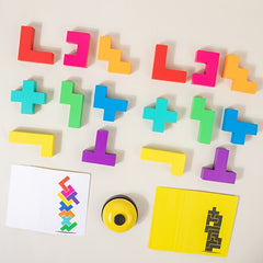 Wooden Brain Teaser Puzzle Game for Adults
