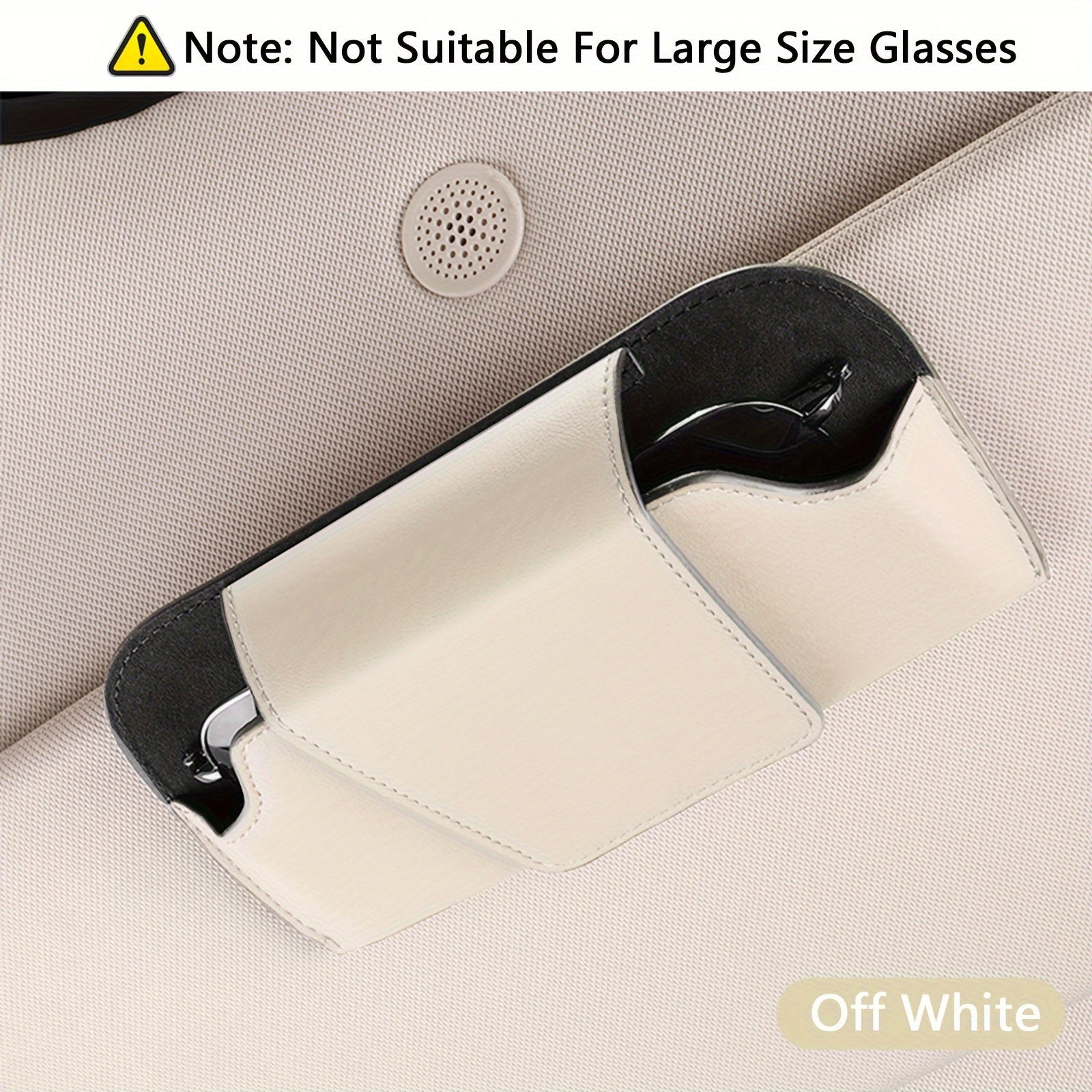 Car Glasses Clip Sunglasses Storage Box Card Holder Car Storage Bag