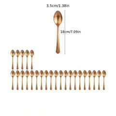 Golden Party Supplies Kit for 25 Guests - Plates, Cups, Napkins
