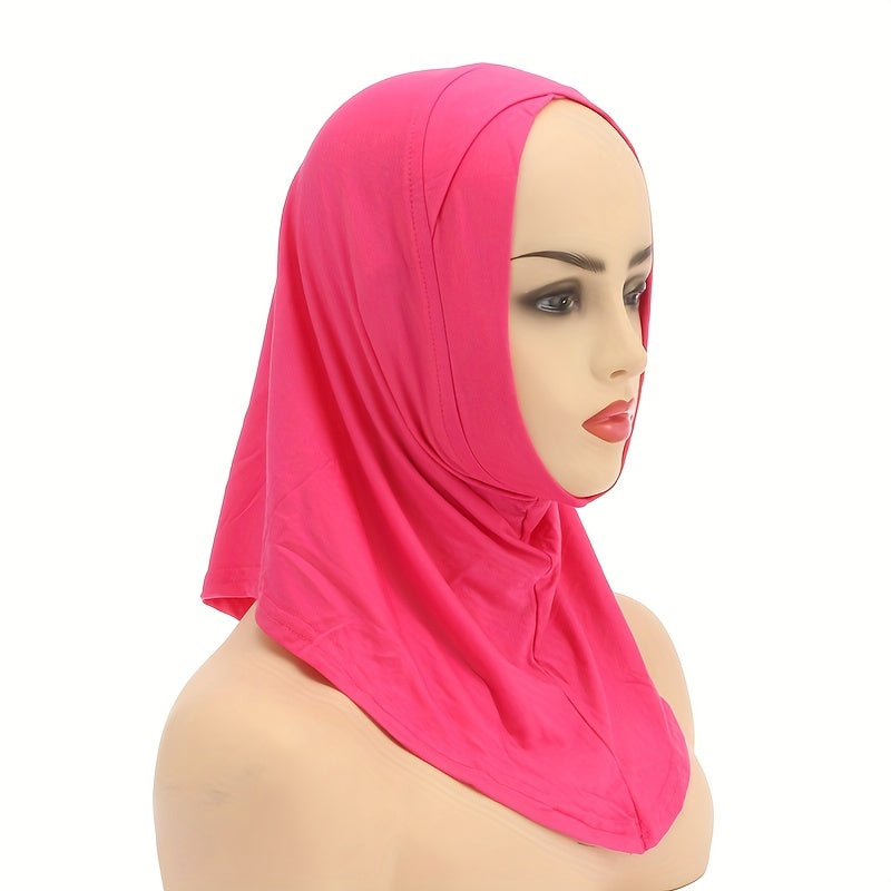 Retro Turban Headband for Women Soft Sunscreen Half Pack Hijab