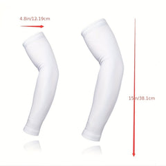 Sunscreen Elastic Arm Sleeves UV Protection For Men and Women