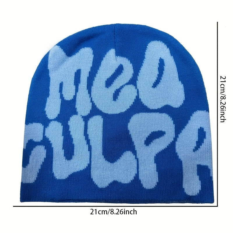 Ear Protection Windproof Knit Beanie Hat Autumn Winter Warm Ski Cold Hat