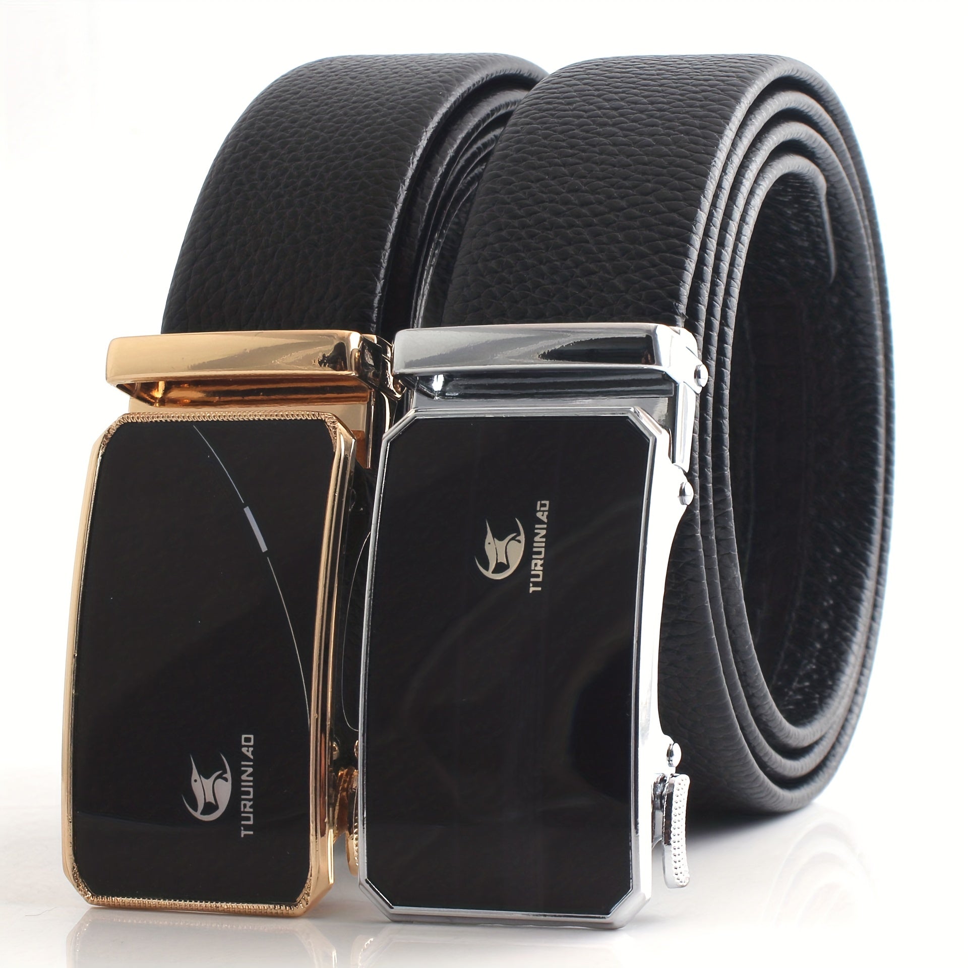 Men's Automatic Buckle Belt - Genuine Leather