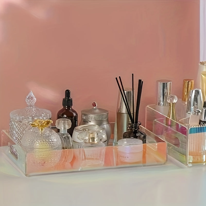 Acrylic Colorful Storage Tray for Home Organization