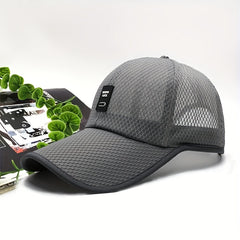 Men's Summer Thin Sunscreen Baseball Cap Outdoor Sports Mesh Cap
