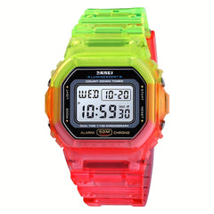 Unisex Block Electronic Watch Waterproof LED Sports Digital Watch