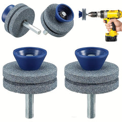 Universal Lawn Mower Blade Sharpener Double Layer Corundum Grind