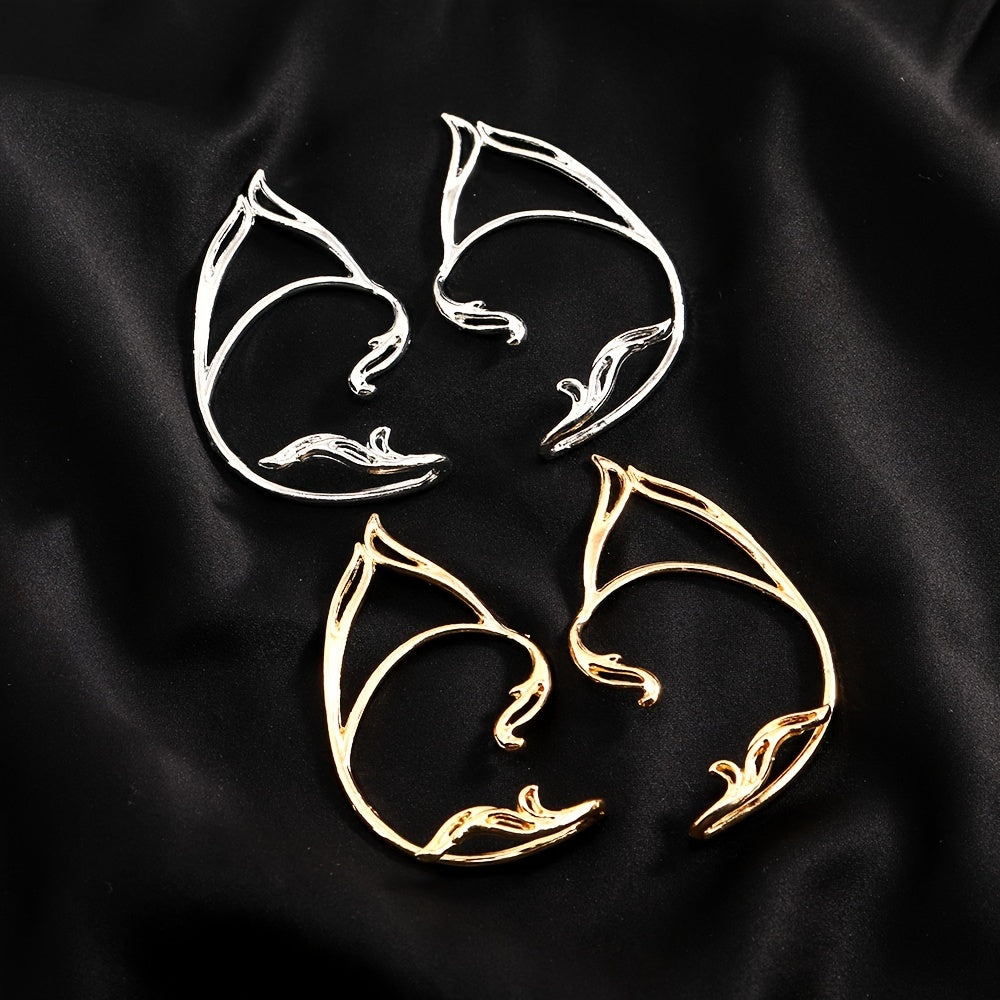 Metal 3D Cat Ear Fairy Ear Clip