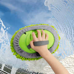 Car Wash Brush Sponge with Long Handle for Outdoor Cleaning Kit