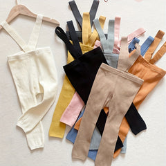 Baby High Waist Strap Cross Lace Leggings