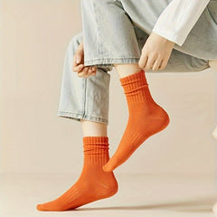 10 Pairs Durable Solid Socks Women's Stockings