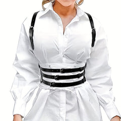 3-Layer Chest Harness Belt for Women Gothic Corset