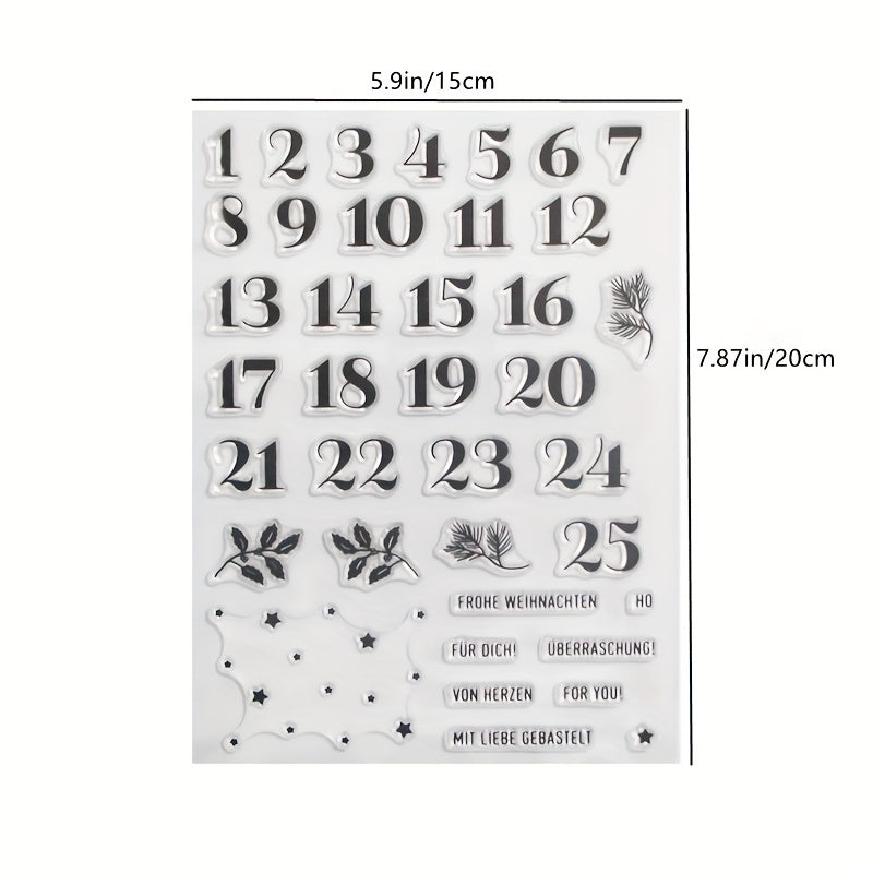 Digital Leaf DIY Cartoon Transparent Stamp