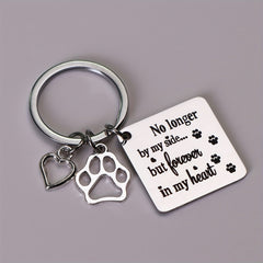 Pet Memorial Keychain for Dog and Cat - Remembrance Gift