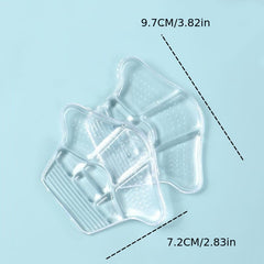 2pcs Gel Heel Stickers For High Heels & Sneakers