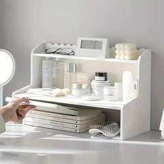 Desktop Storage Rack Wooden Dormitory Storage Rack Cosmetics Storage Rack
